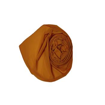Plain Chiffon Hijab - Dark Yellow - Size - 75/185 CM 2