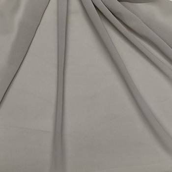 Plain Chiffon Hijab - Grey - Size - 75/185 CM 4