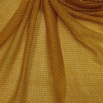 Ribbed Cotton Hijab - Yellow - Size - 75/185 CM 4