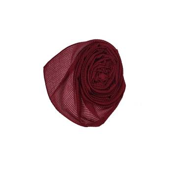 Ribbed Cotton Hijab - Maroon - Size - 75/185 CM 2