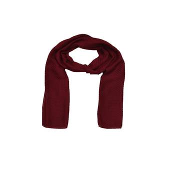 Ribbed Cotton Hijab - Maroon - Size - 75/185 CM 3