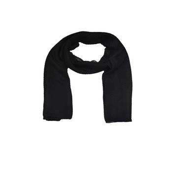 Ribbed Cotton Hijab - Black - Size - 75/185 CM 3