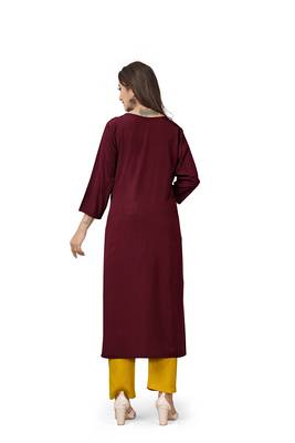 Latest multicolor crepe kurti 3