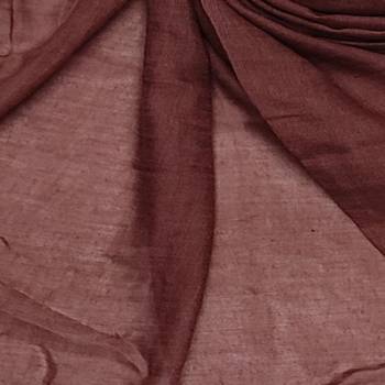 Cotton Stole With Colourful Fringe's - Light Maroon - Size - 75/185 CM 4