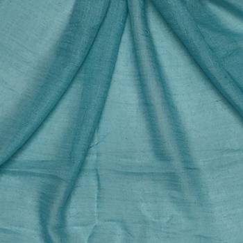 Cotton Stole With Colourful Fringe's - Blue - Size - 75/185 CM 4