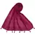 White Threaded Grid Hijab - Dark Pink - Size - 75/185 CM