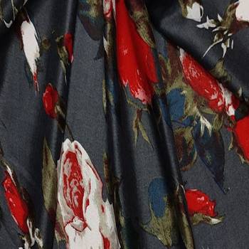 Cotton Printed Stole - Grey - Size - 75/185 CM 4