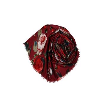 Cotton Printed Stole - Maroon - Size - 75/185 CM 2