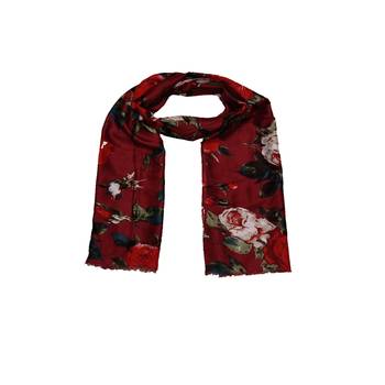Cotton Printed Stole - Maroon - Size - 75/185 CM 3