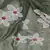 Self Emboidered  Flower Hijab - Green - Size - 75/185 CM