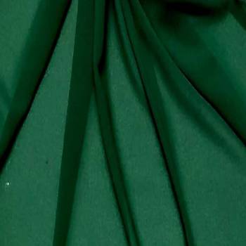 Plain Chiffon Hijab - Dark Green - Size - 75/185 CM 4