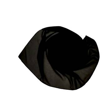 Plain Chiffon Hijab - Black - Size - 75/185 CM 2