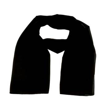 Plain Chiffon Hijab - Black - Size - 75/185 CM 3