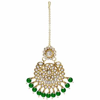 Traditional Choker Set Glided with Kundan & Pearls for Women/Girls 7