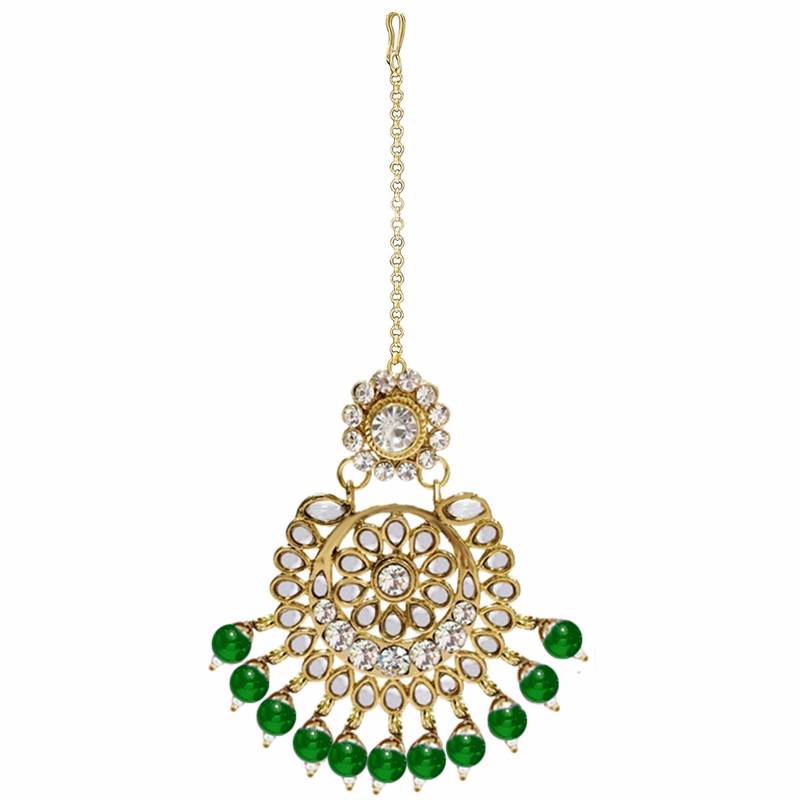 Traditional Choker Set Glided with Kundan & Pearls for Women/Girls