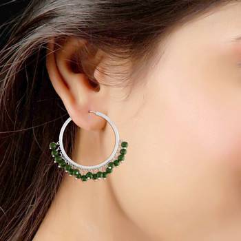 Silver Plated Pearl Chandbali Earring For Women 4