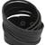 Multi Strand Black Handcrafted Genuine Leather Strand Bracelet for Men