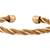 Wired Mesh 18K Gold Plated Free Size Cuff Kada Bracelet for Men