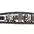 Funky Biker Cross Vintage Black Genuine Leather Strand Bracelet for Men