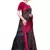 Black Art Silk Floral Printed Saree With Blouse