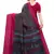 Black Art Silk Floral Printed Saree With Blouse