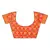 Orange Art Silk Floral Printed Saree With Blouse