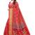Red Art Silk Floral Printed Saree With Blouse