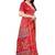 Red Art Silk Floral Printed Saree With Blouse
