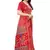 Red Art Silk Floral Printed Saree With Blouse