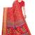 Red Art Silk Floral Printed Saree With Blouse
