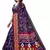Blue Art Silk Floral Printed Saree With Blouse