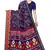 Blue Art Silk Floral Printed Saree With Blouse