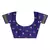 Blue Art Silk Floral Printed Saree With Blouse