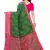 Green Art Silk Floral Printed Saree With Blouse