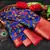 Blue Art Silk Floral Printed Saree With Blouse