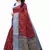 Red Art Silk Floral Printed Saree With Blouse