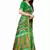 Green Art Silk Floral Printed Saree With Blouse