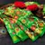 Green Art Silk Floral Printed Saree With Blouse