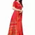 Red Art Silk Floral Printed Saree With Blouse