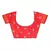 Red Art Silk Floral Printed Saree With Blouse