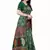 Green Art Silk Floral Printed Saree With Blouse