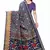 Blue Art Silk Floral Printed Saree With Blouse
