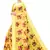 Yellow Art Silk Floral Printed Saree With Blouse