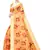 Orange Art Silk Floral Printed Saree With Blouse