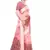 Pink Art Silk Floral Printed Saree With Blouse