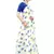 Cream Saree With Blue Floral Print Art Silk Saree With Blouse