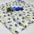 Cream Saree With Blue Floral Print Art Silk Saree With Blouse