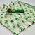 Cream Saree With Green Floral Print Art Silk Saree With Blouse