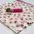 Cream Saree With Pink  Floral Print Art Silk Saree With Blouse