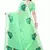 Green Art Silk Floral Printed Saree With Blouse